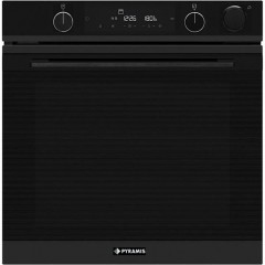 Pyramis PO78104010EBLM Φούρνος 034070601 άνω Πάγκου 78lt χωρίς Εστίες Π59.5εκ. Μαύρο